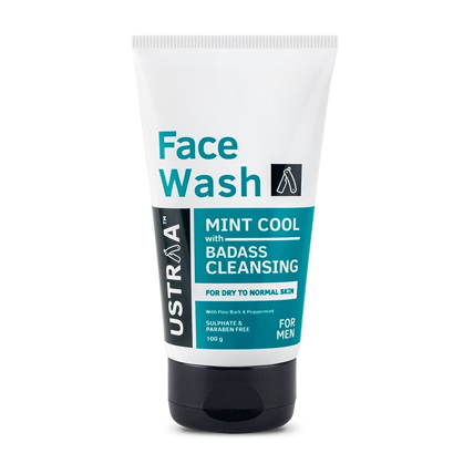 Ustraa Mint Cool With Badass Cleansing Dry Skin Face Wash